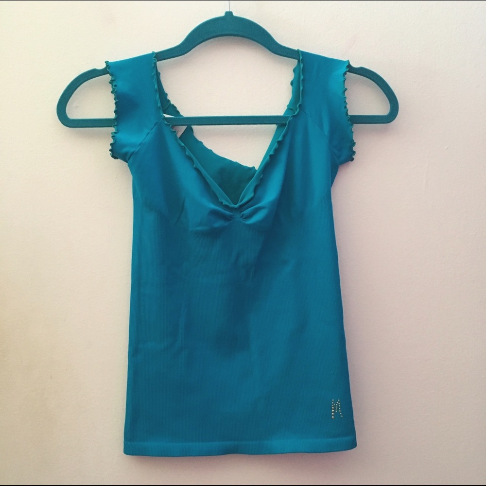 Marciano Teal Sleeveless Tank Top